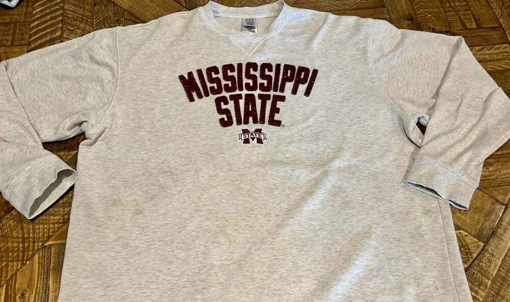 ProEdge Mississippi State Sweatshirt Size 2XL Grey Pullover